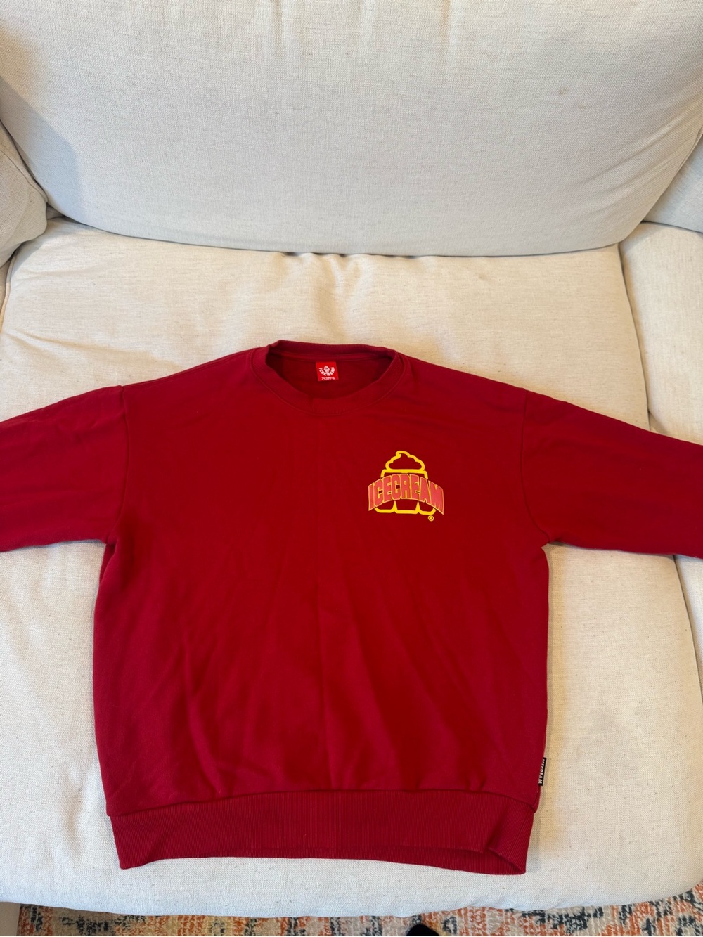 ICECREAM by Billionaire Boys Club Logo Crewneck Sweatshirt Men’s Medium